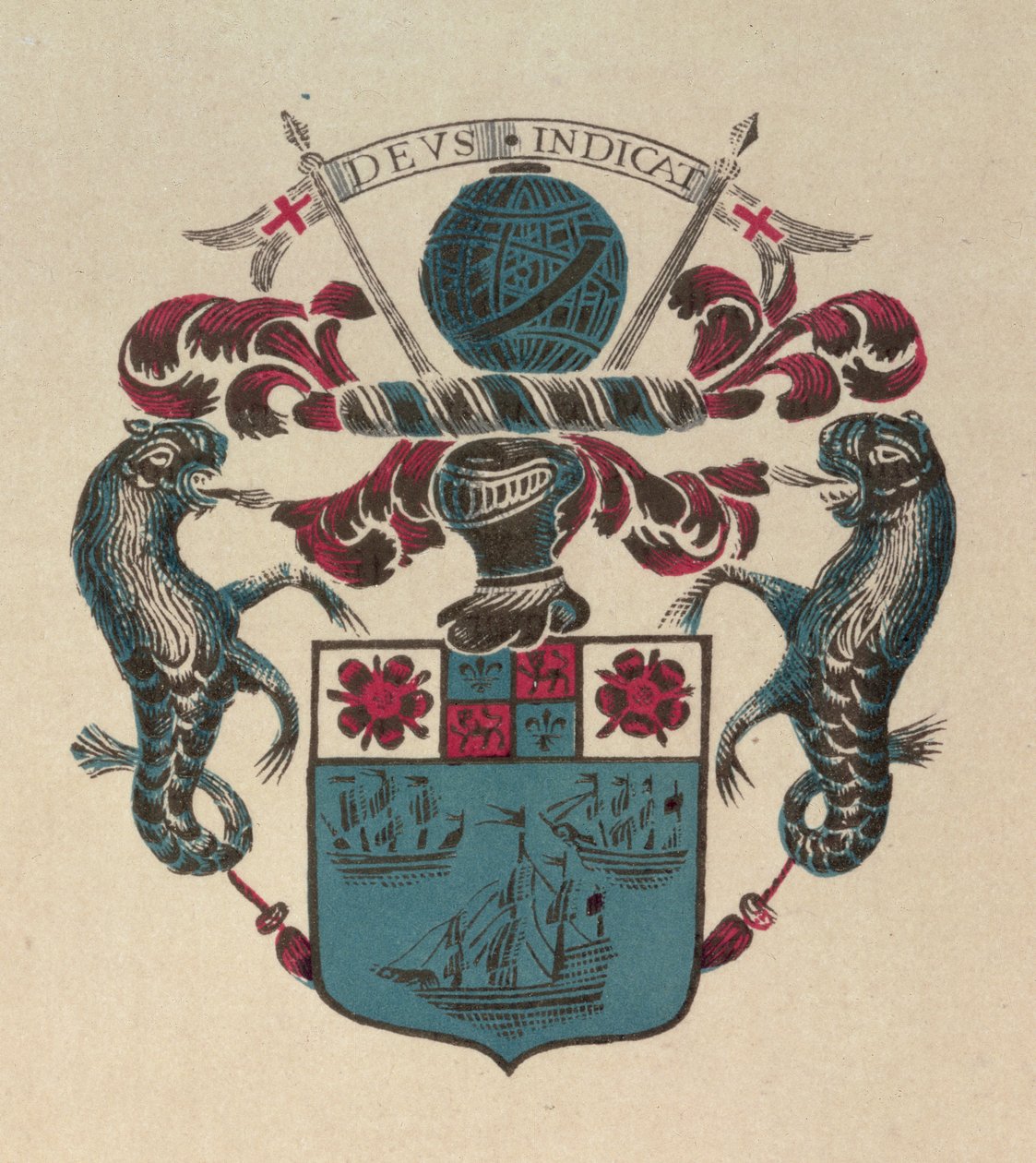 Wapen van de Oude Oost-Indische Compagnie (print) door School English