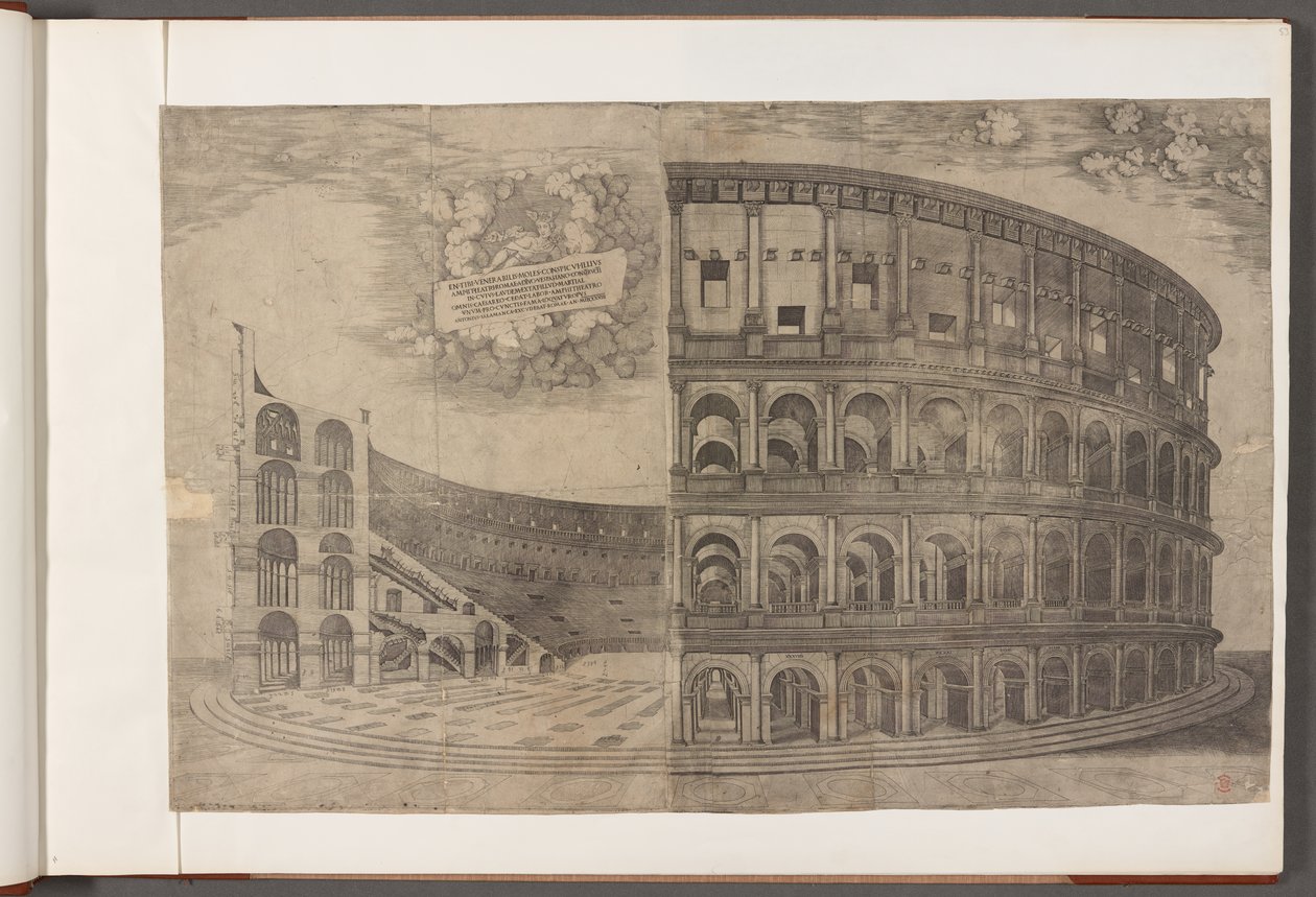 Het Colosseum. Afdrukken van oude gebouwen, kunst en gerelateerde scènes, voornamelijk in Rome door School English
