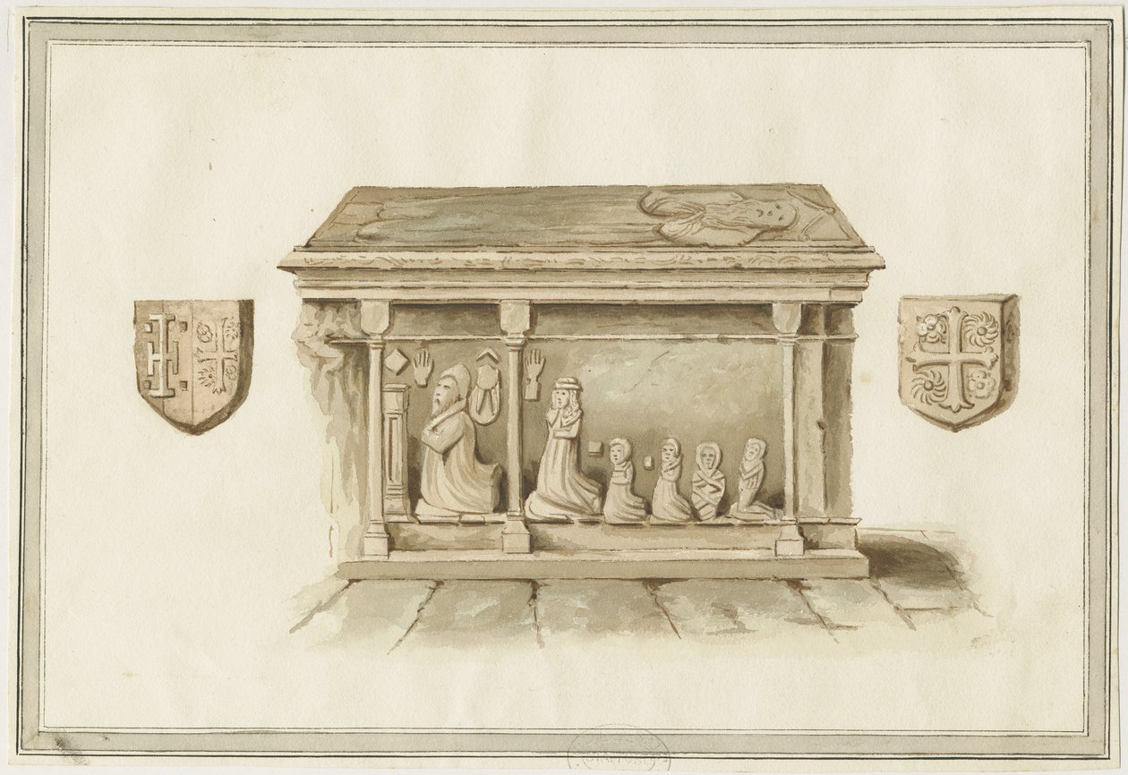 Eccleshall Kerk - Graf van Bisschop Bentham door School English