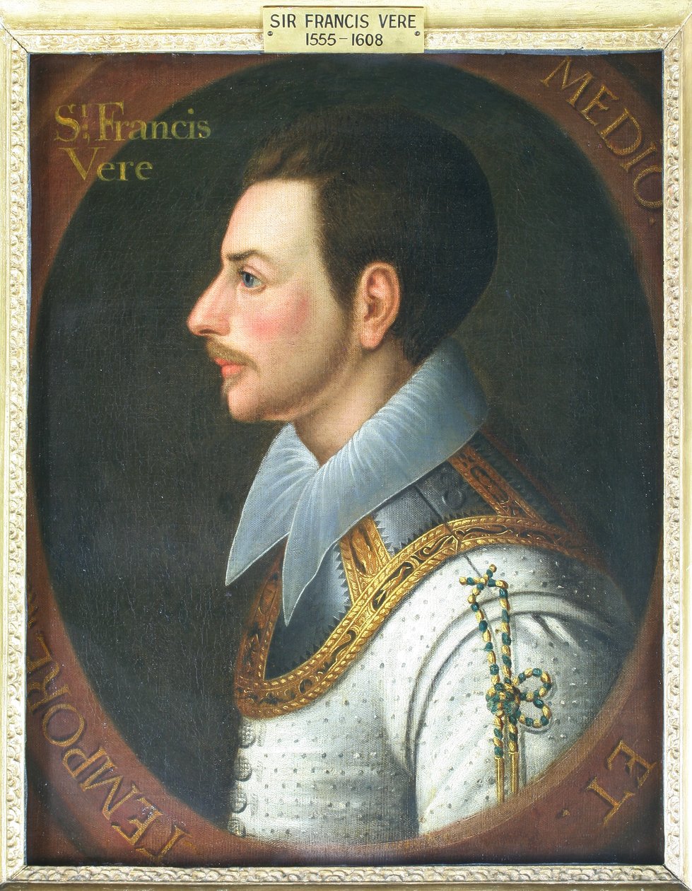 Portret van Sir Francis Vere door School English