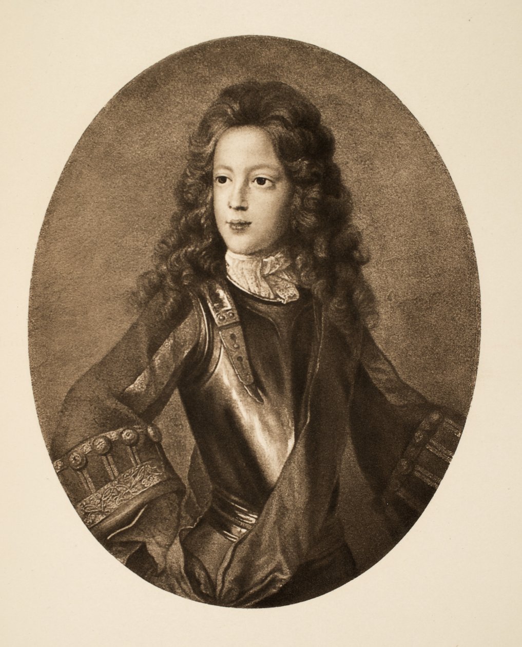 Prins James Francis Edward Stuart, pub. 1902 (collotype) door School English