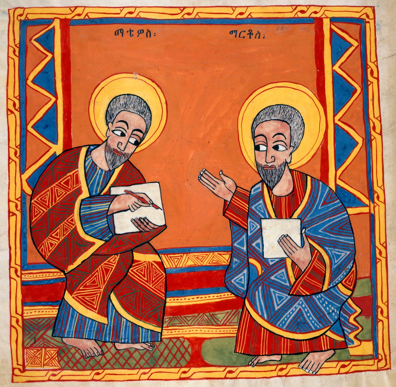 Afbeelding van St. Lucas en St. Johannes de Evangelist, uit 