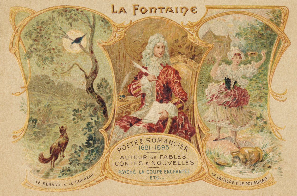 Jean de La Fontaine door School French