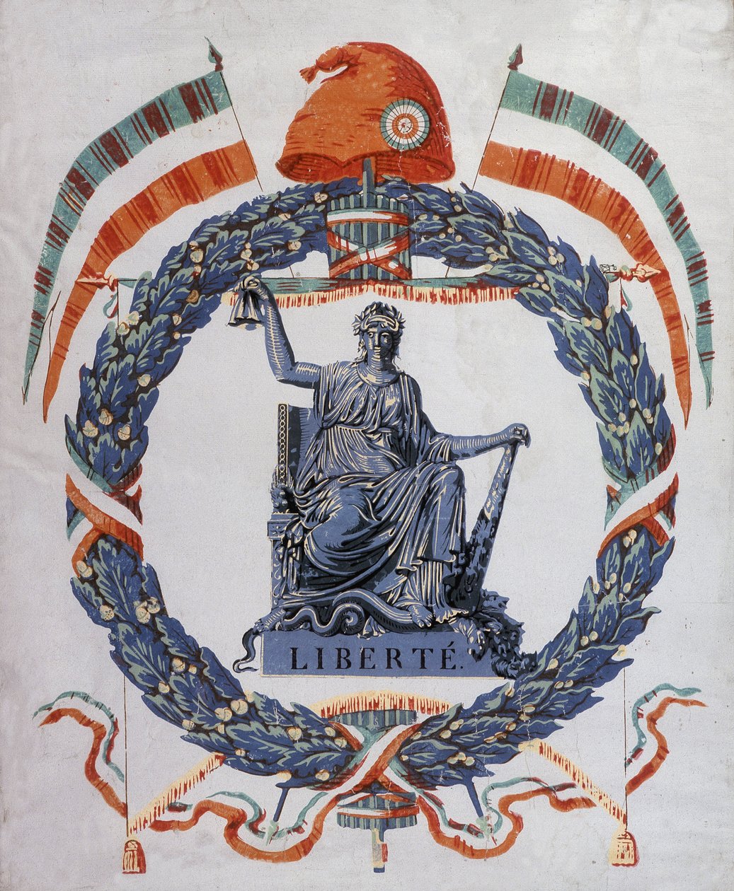 Vrijheid: Allegorie van de Revolutie en de Republiek door School French