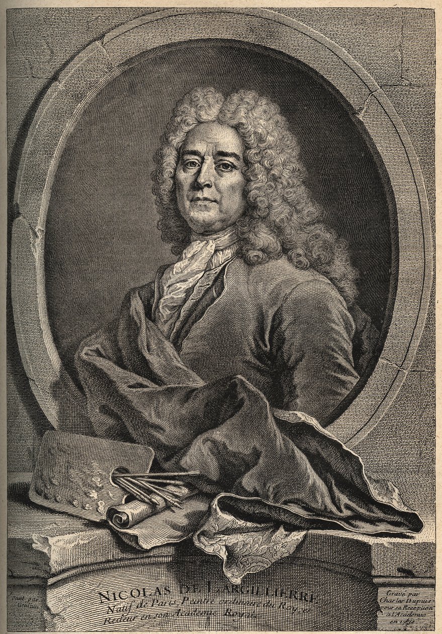 Portret van Nicolas de Largillierre (1656-1746) Franse schilder door School French