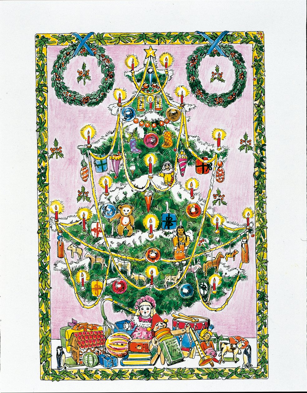 Kerstboom door School Italian