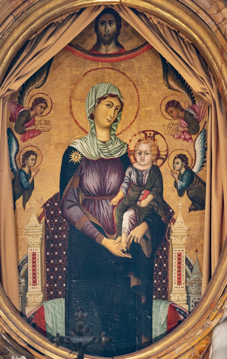 Madonna van St. Brizio door School Italian