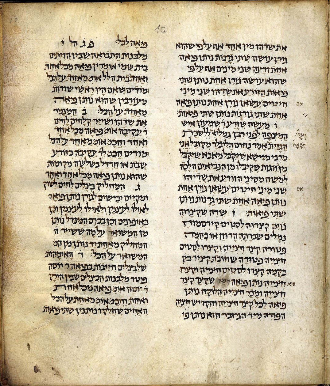 Mishna door School Italian