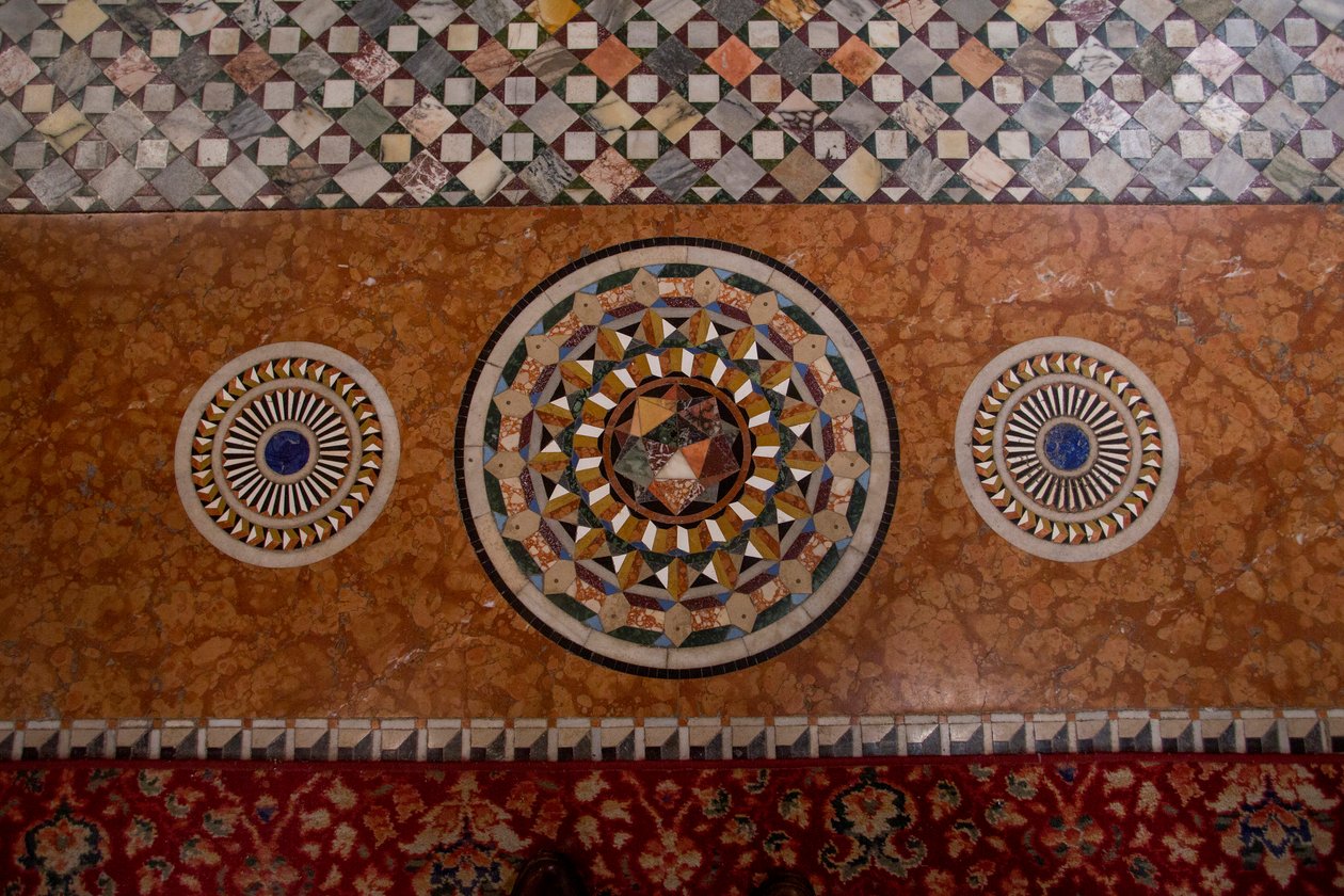 Basiliek van San Marco, kerk, vloer (mozaïek) door School Italian