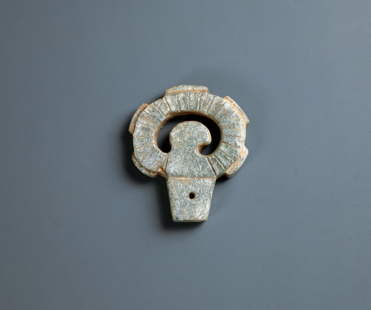 Vuurstenen wapenhandvat, Jomon-periode 10000-300 v.Chr. door Japanese School