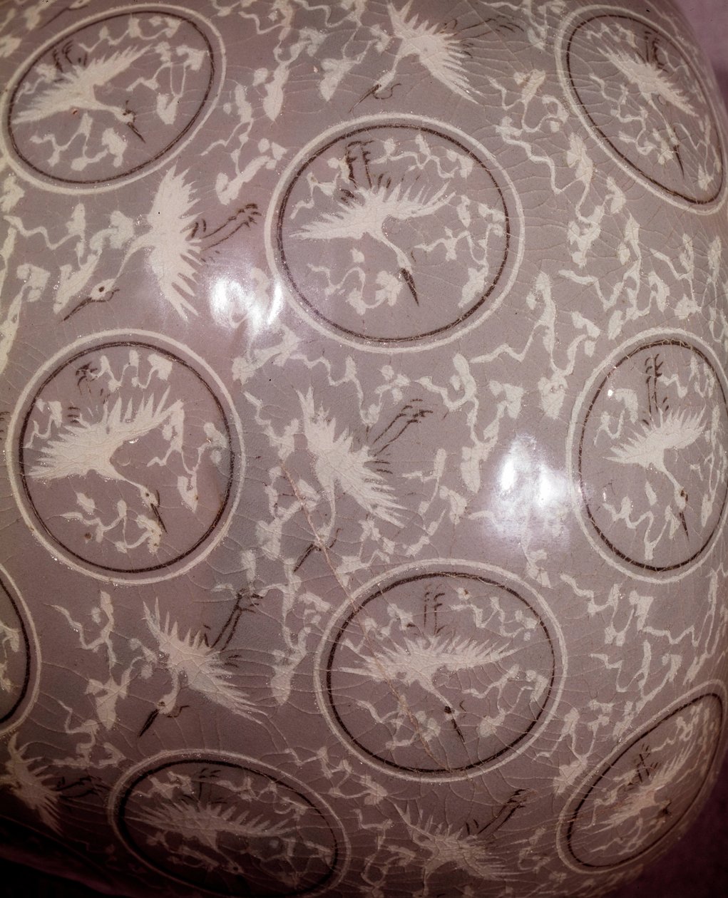 Koreaanse kunst: vaas detail 