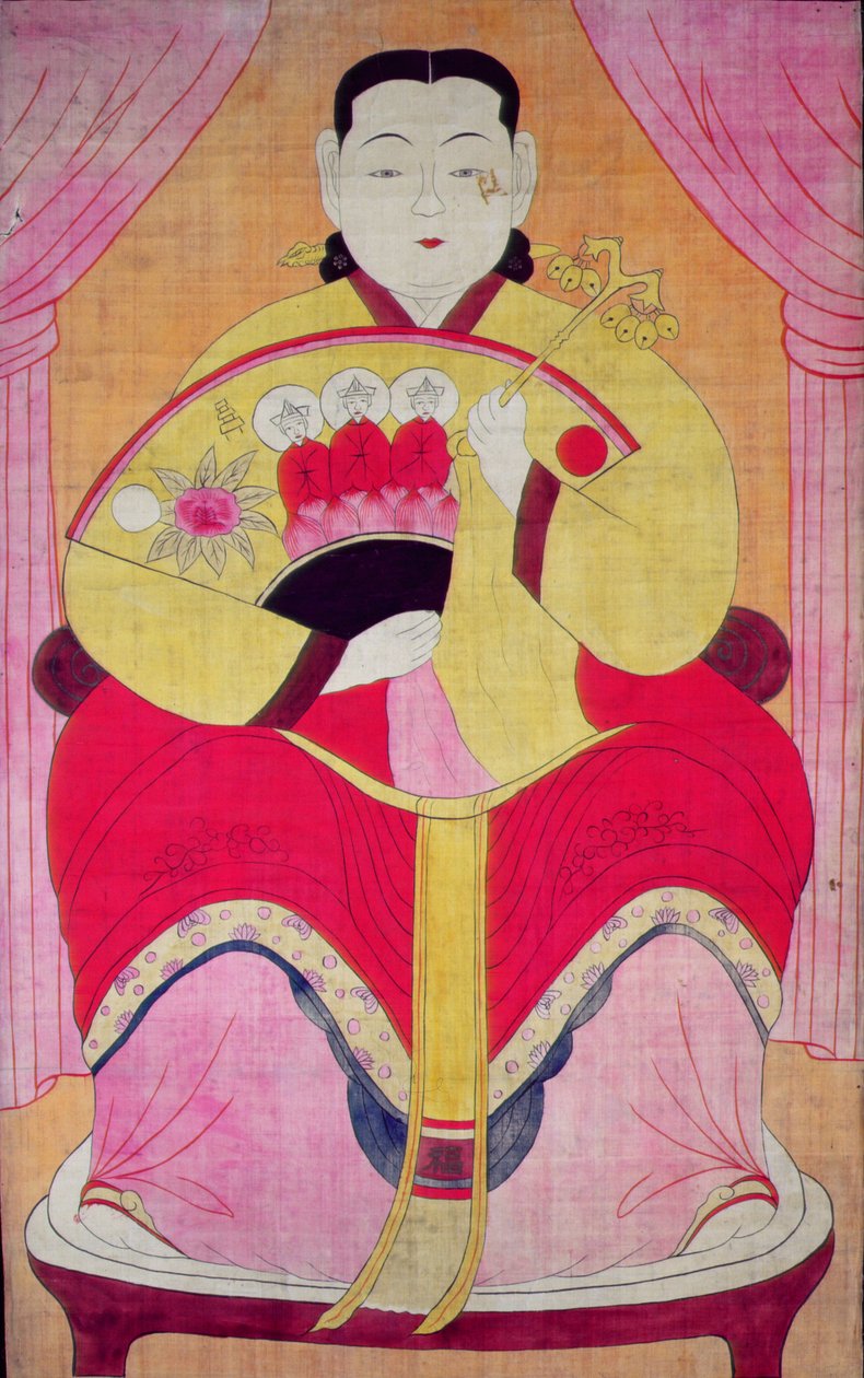 Daesin manura (natuurlijk pigment op zijde) door School Korean