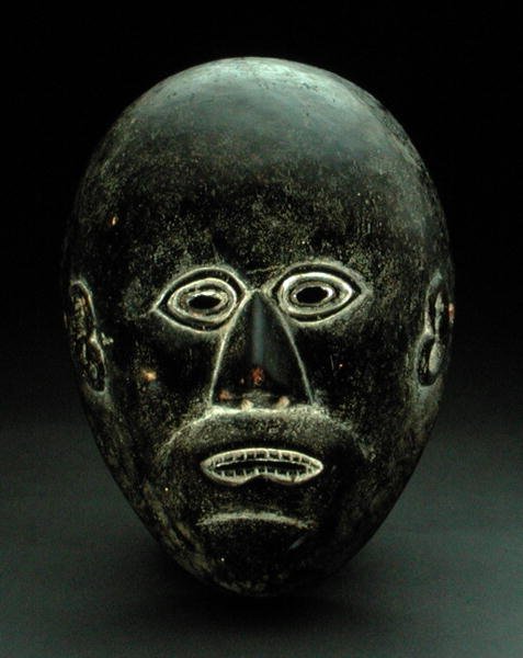 Masker, mogelijk Gorong-cultuur, Nepal (hout) door School Nepalese