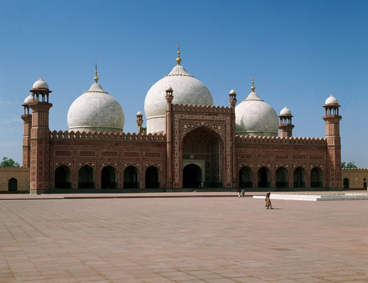 Badshahi Koninklijke Moskee door School Pakistani