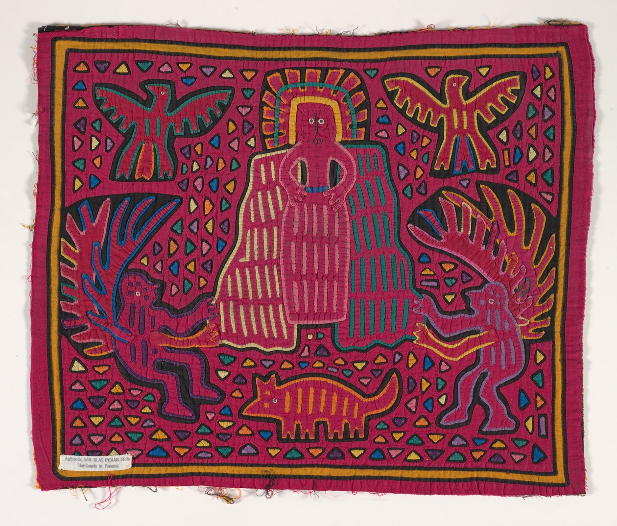 Shirt paneel (mola), Kuna volk, San Blas-eilanden, ca. 1950s door School Panamanian