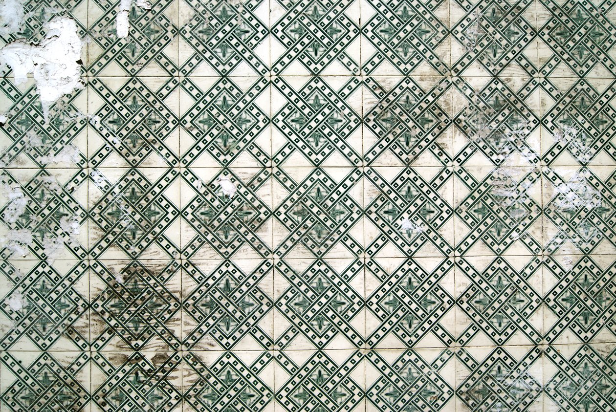 Traditioneel paneel, Lissabon, Portugal door School Portuguese