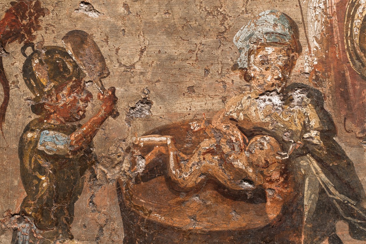 Het oordeel van Salomo, Pompeii door School Roman