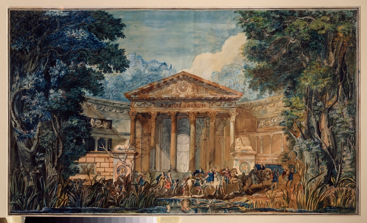 Decorontwerp voor de opera 