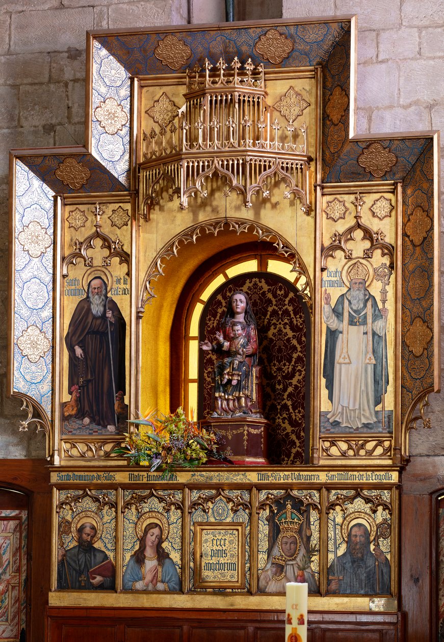 Hermitage (Ermita de Nuestra Señora de La Plaza). Interieur. Altaar door School Spanish