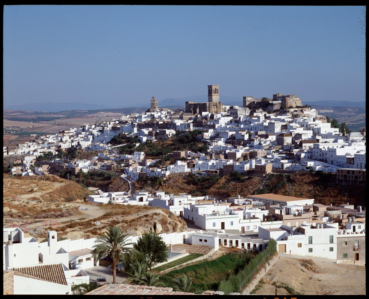 Panoramisch uitzicht op de stad Arcos de la Frontera, Andalusië, Spanje door School Spanish
