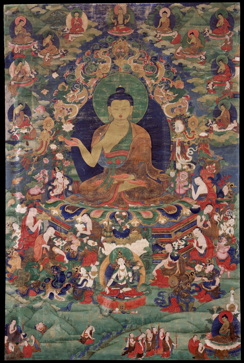 Shakyamuni Boeddha door School Tibetan