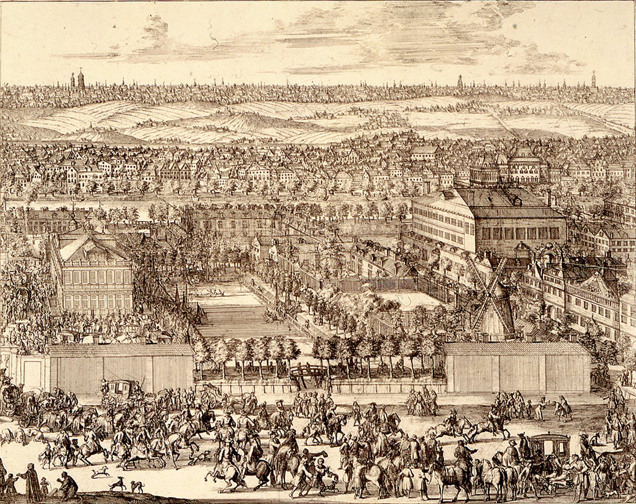 Duitse Wijk Nemetskaya sloboda in Moskou rechterdeel, 1705 door Schoonebeek
