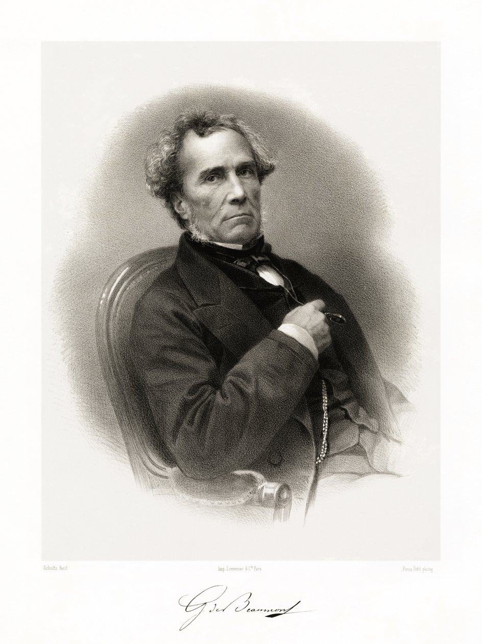 Gustave de Beaumont door Schultz