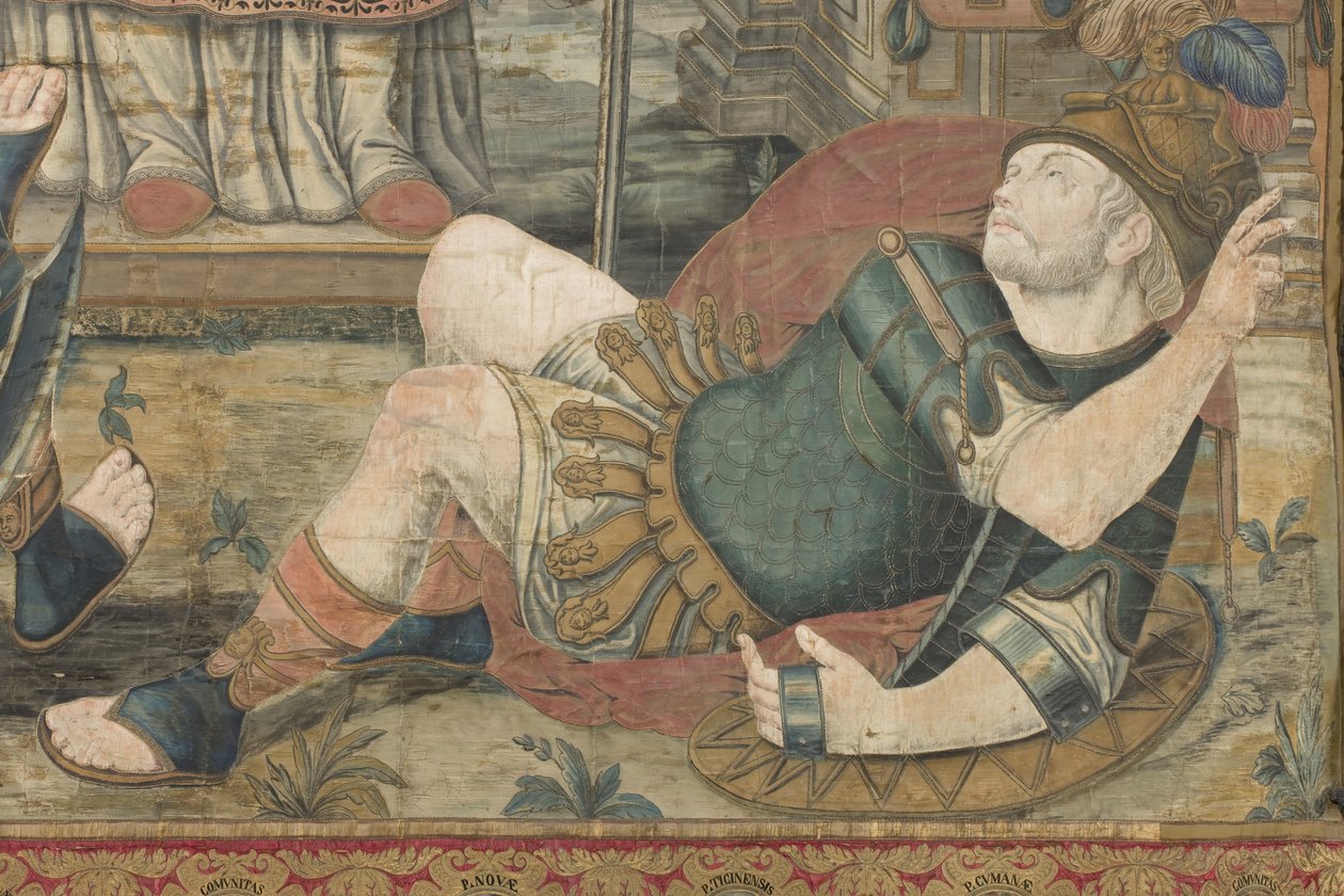 Il Gonfalone di Milano (detail) door Scipione and Posterla Camillo da Delfinone