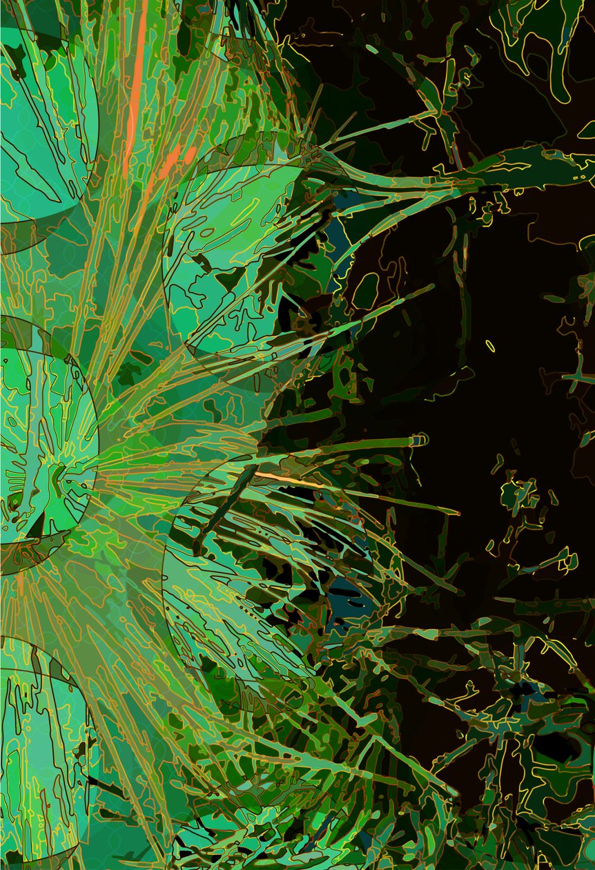 Artisjok_abst_vert2 door Scott J. Davis