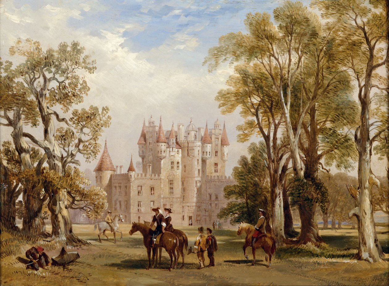 Kasteel Glamis, Angus door Scottish School