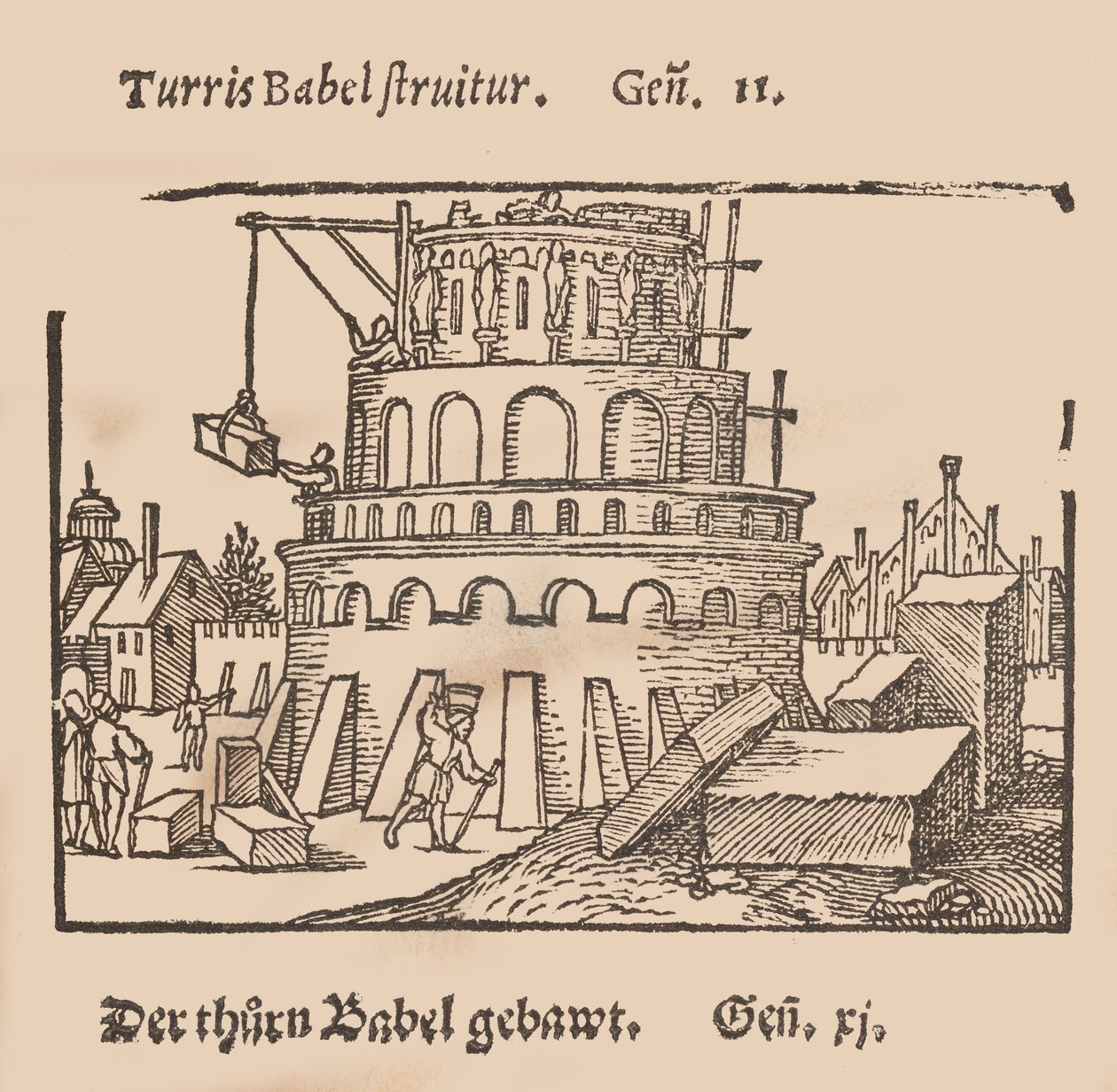 Biblicae Historiae, Artificiosissimis picturis effigiatae Per Sebaldum Behem Pictorem ..., ca. 1540 door Sebald Beham