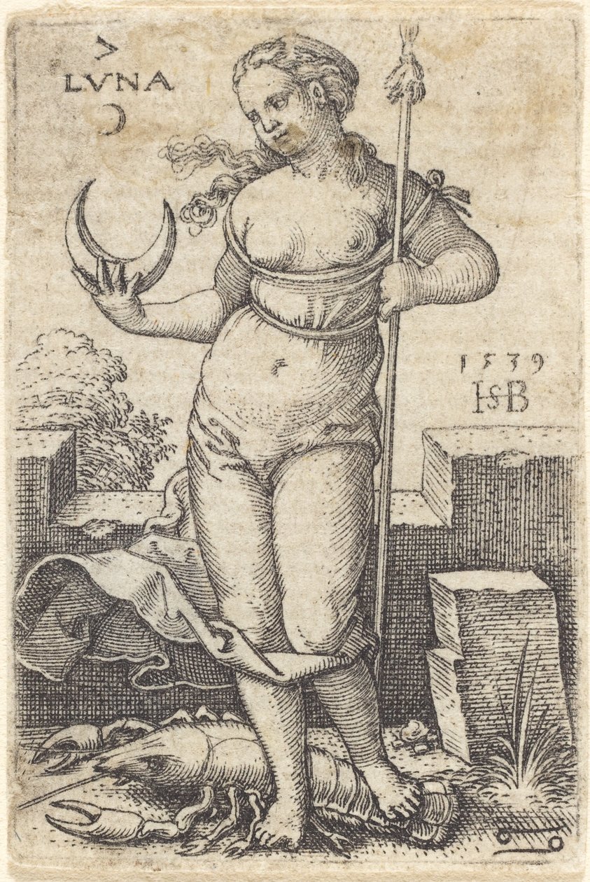 Luna door Sebald Beham