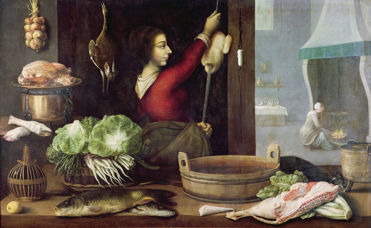 De Vier Seizoenen, of Winter door Sebastian Stoskopff