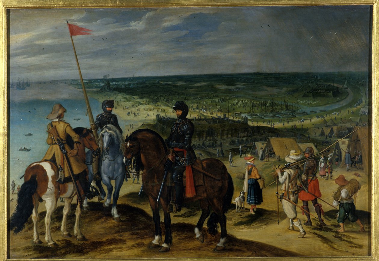 Slagveld, 1601-15 door Sebastian Vrancx