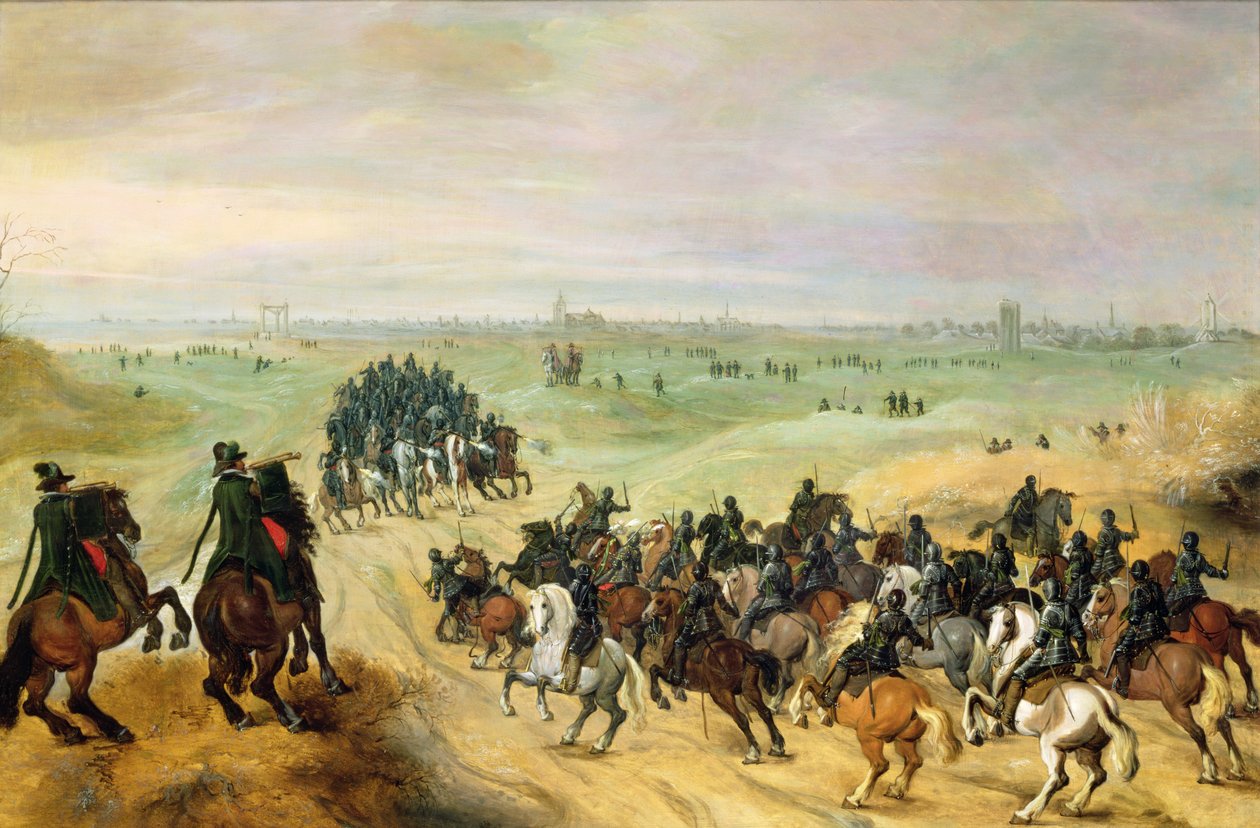 De Confrontatie, 1600 door Sebastian Vrancx