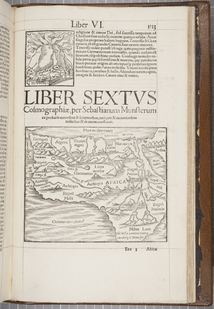 Cosmographia, Col 1113, 1544 door Sebastian Munster