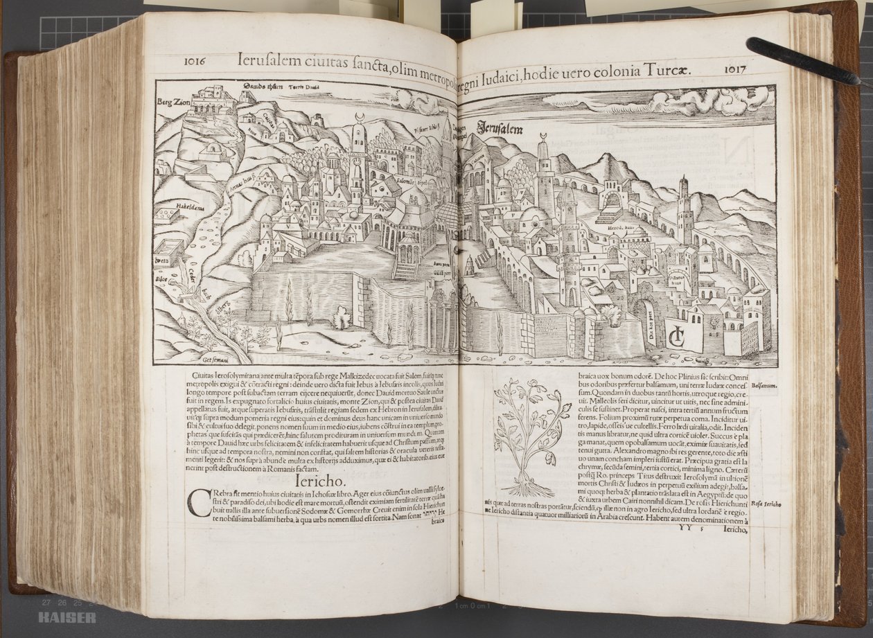 Cosmographia, Fol 1016-1017, 1544 door Sebastian Munster