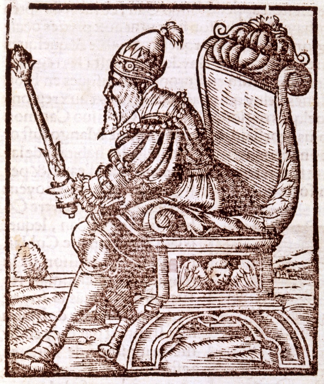 Qubilai (Kubilai Khan, eerste keizer van de Mongoolse Yuan-dynastie) door Sebastian Munster