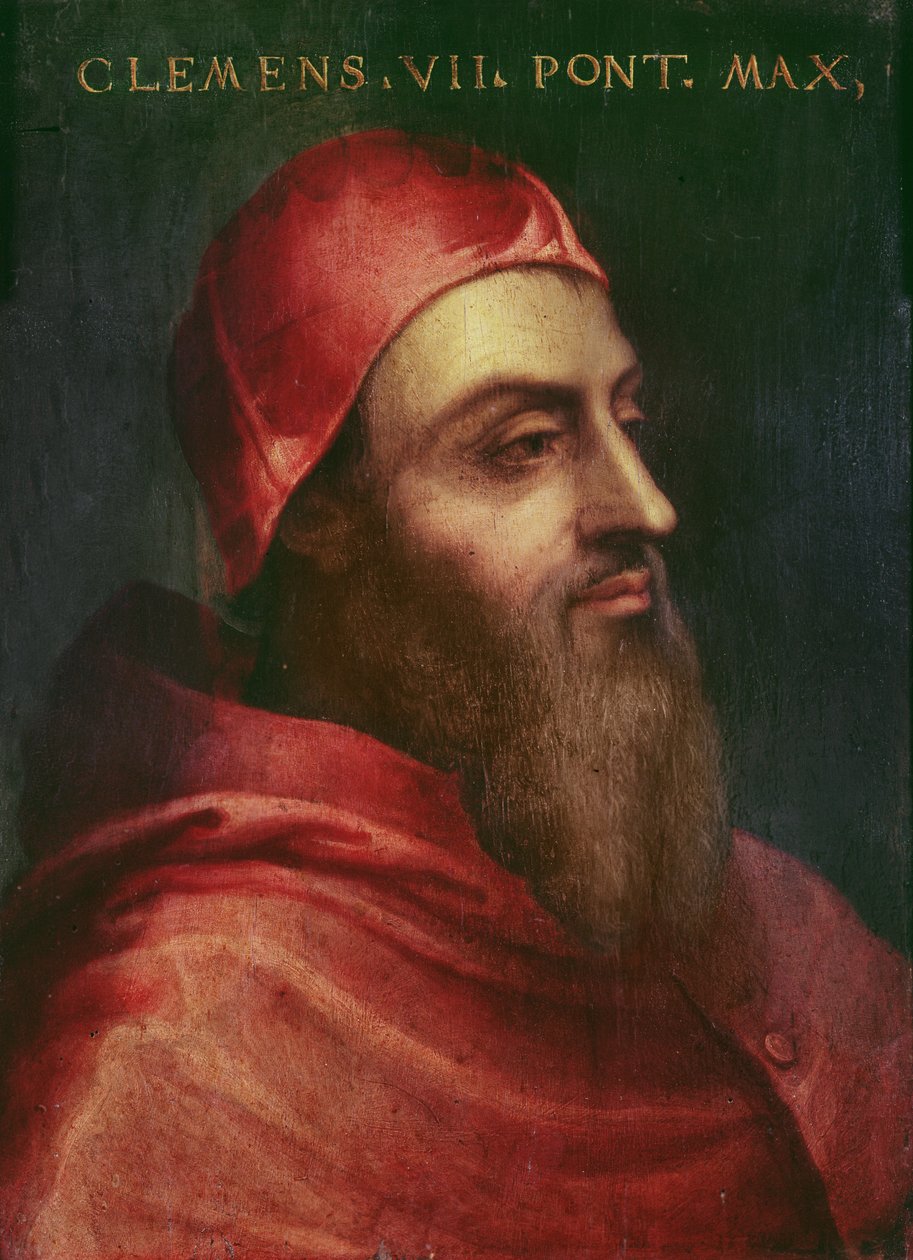 Portret van Paus Clemens VII (Giulio di Giuliano de