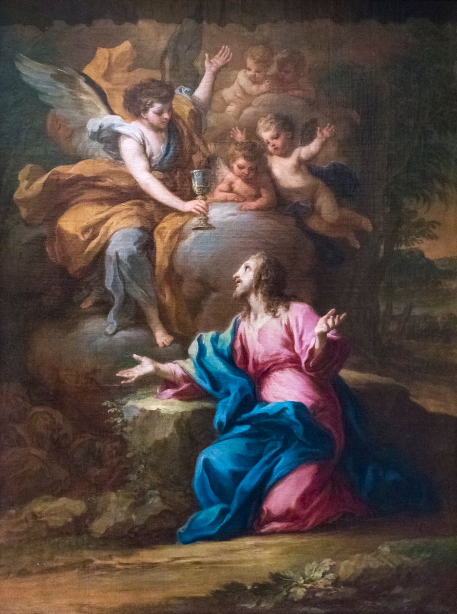 Christus in de Hof van Getsemane door Sebastiano Conca