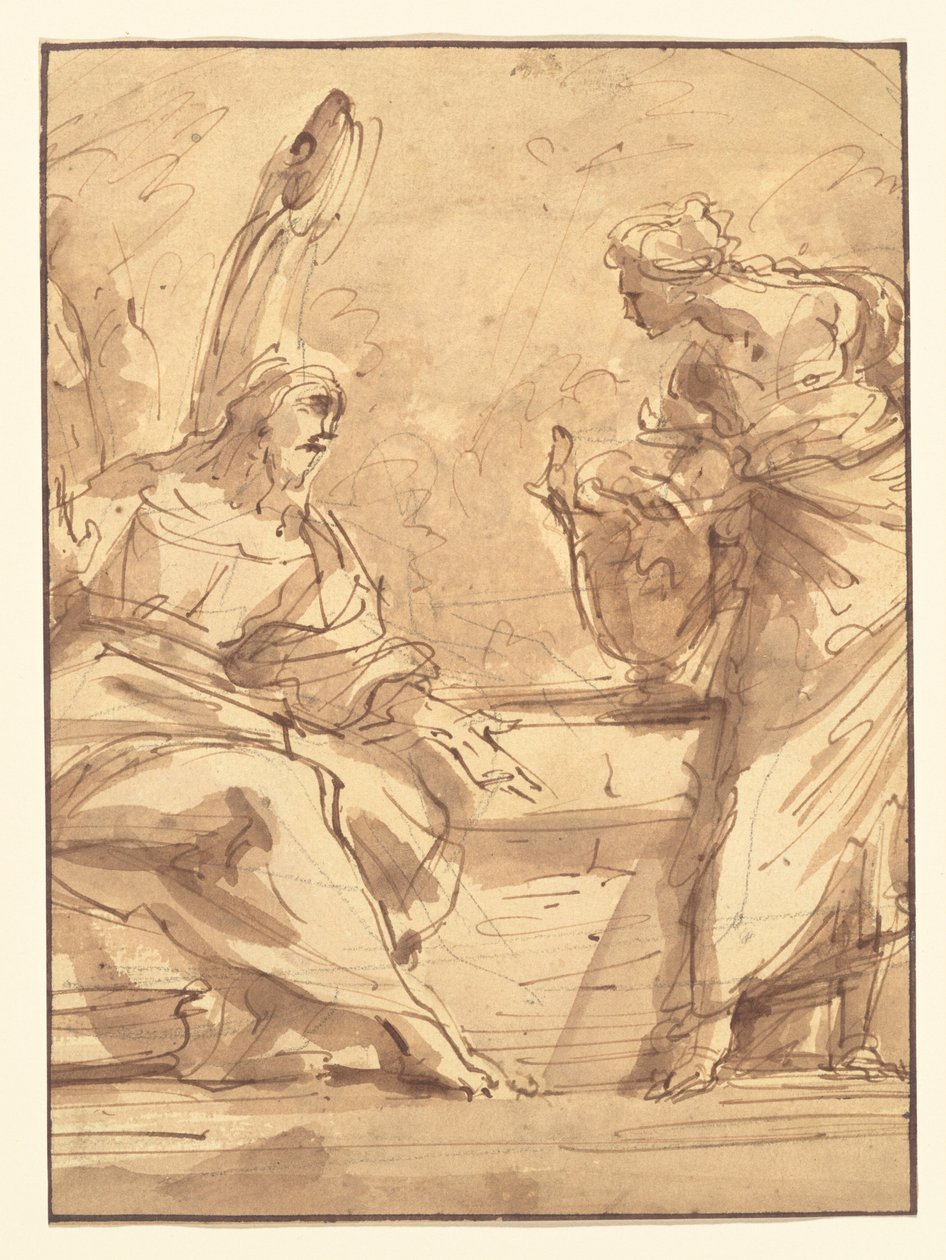 Christus und die Samariterin door Sebastiano Ricci