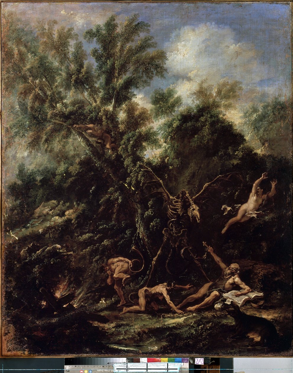 De verleiding van Sint Antonius door Sebastiano Ricci