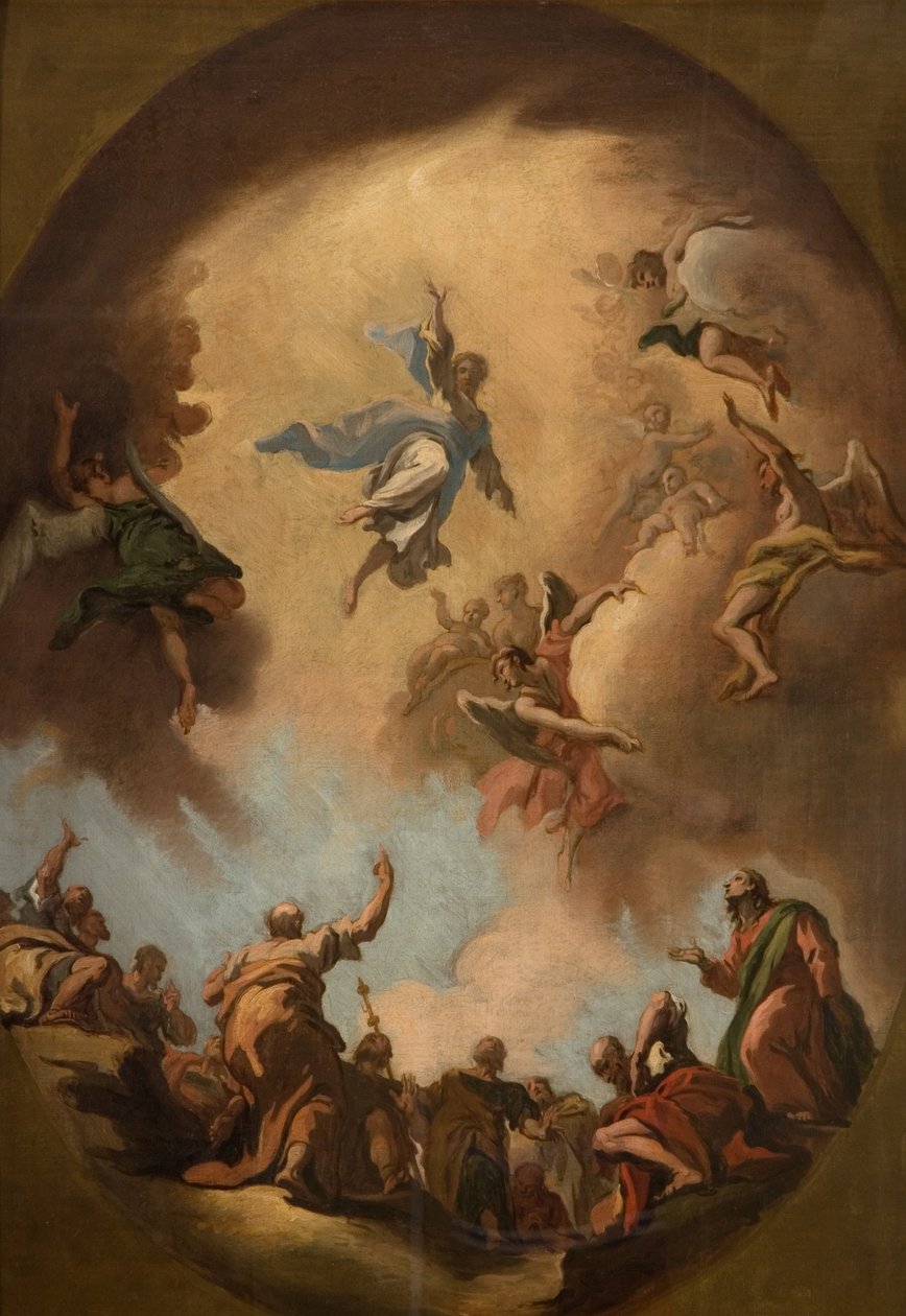 De Hemelvaart van Christus door Sebastiano Ricci