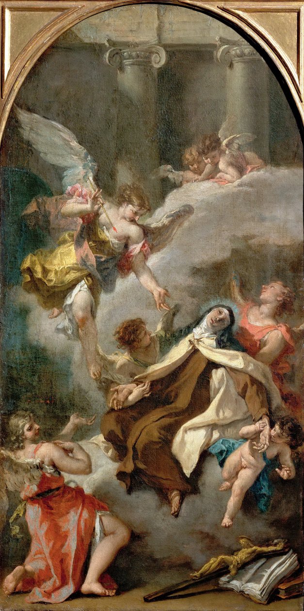Het visioen van Sint Teresa van Avila door Sebastiano Ricci