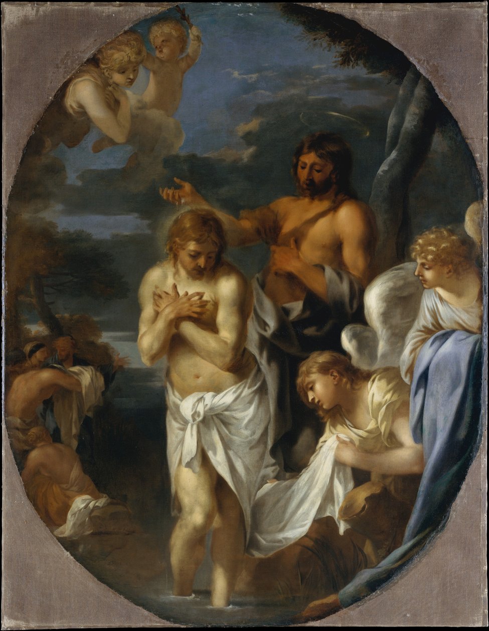 De doop van Christus door Sébastien Bourdon