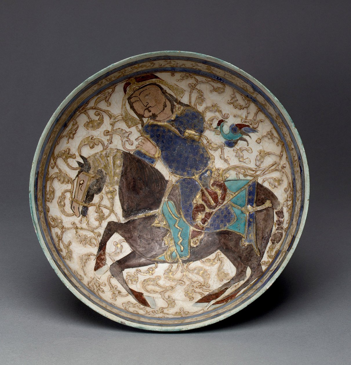 Kom met prins te paard uit Iran door Seljuq Dynasty Seljuq Dynasty