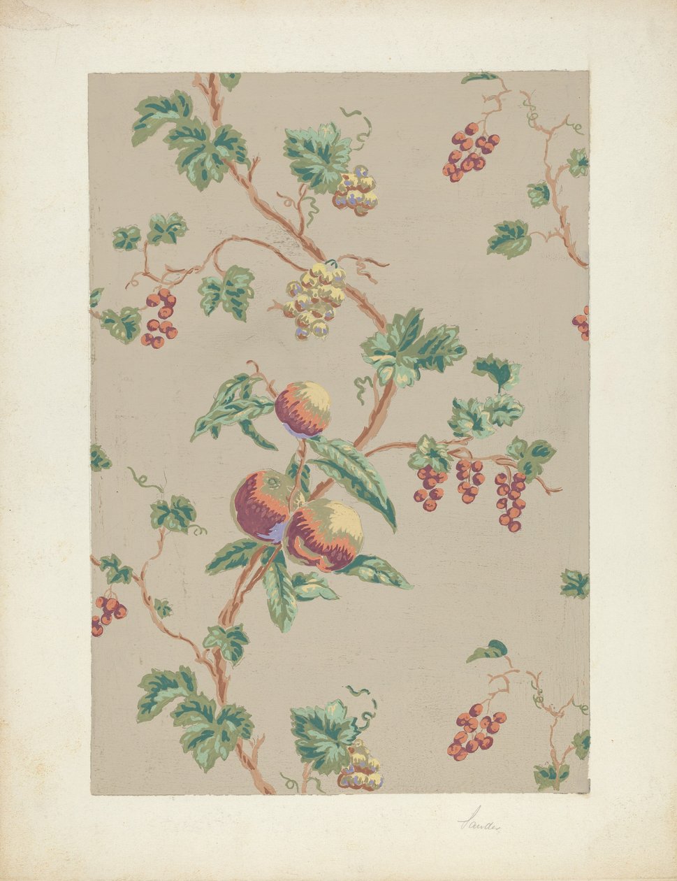 Behang, 1935-1942 door Selma Sandler