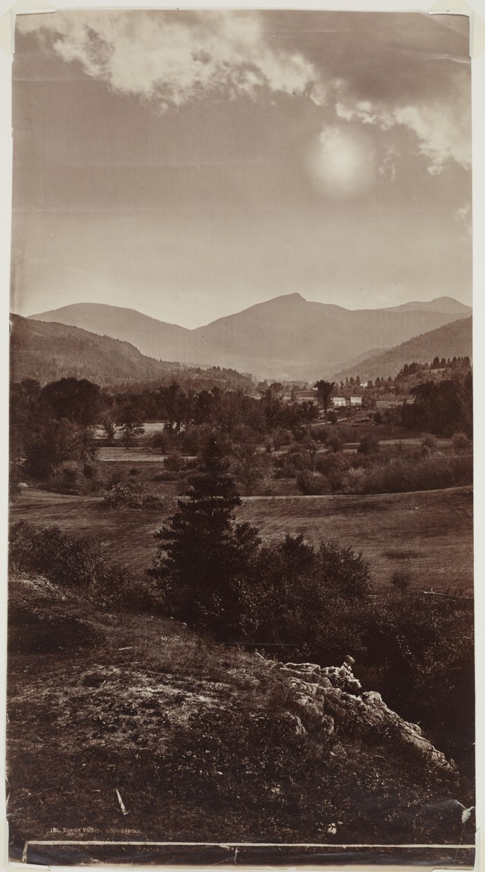 Keene Valley, Adirondacks (albumineprint) door Seneca Ray Stoddard