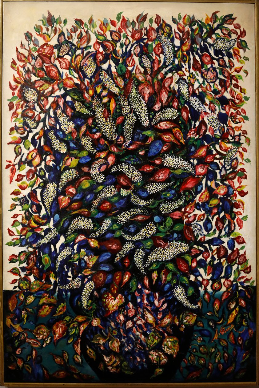 Bloemen en fruit, ca. 1920 door Seraphine Louis