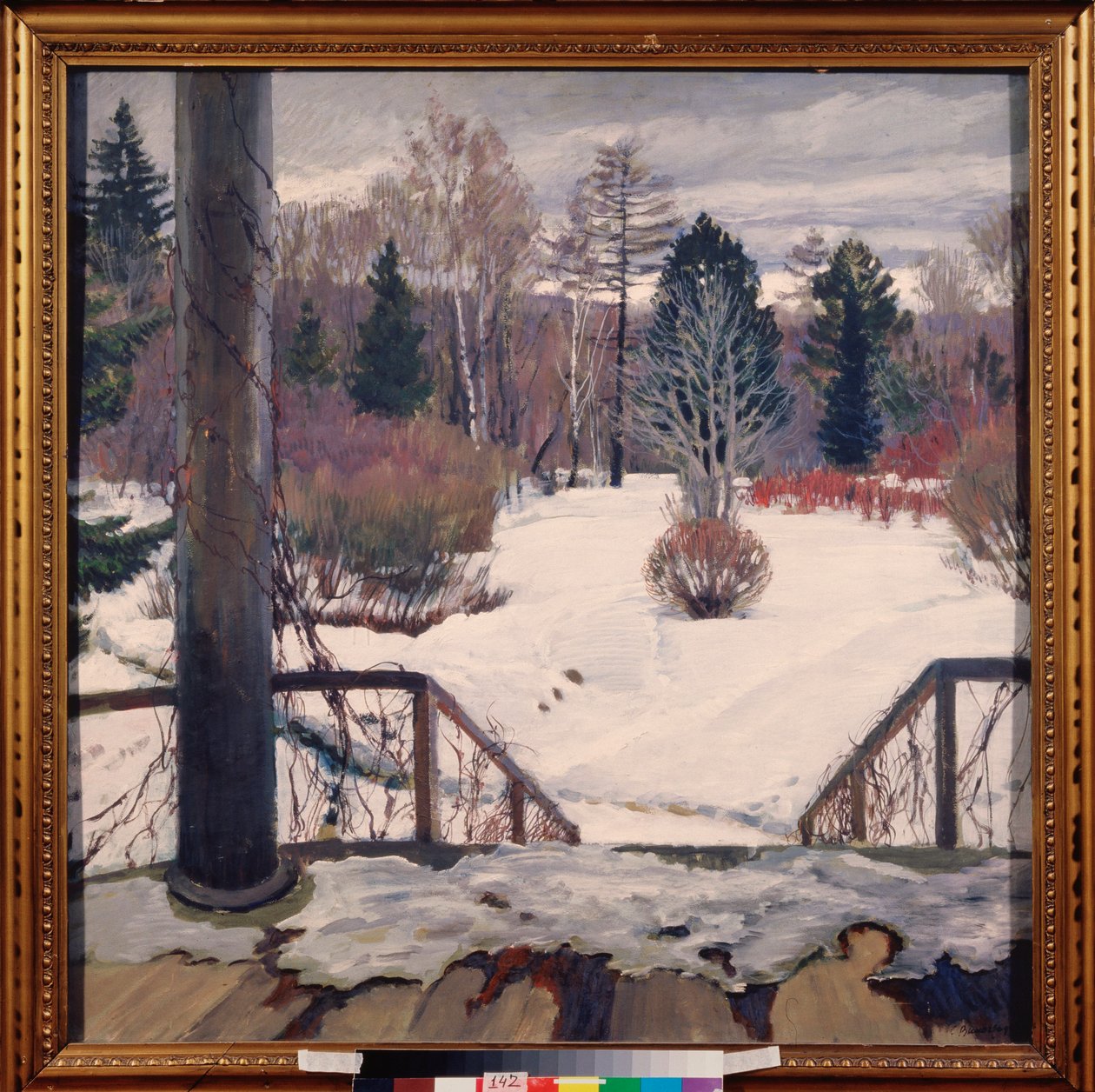 De lente komt eraan. door Sergei Arsenevich Vinogradov